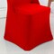 1 Piece Red Stretch Spandex Chair Cover for Folding Event Seating